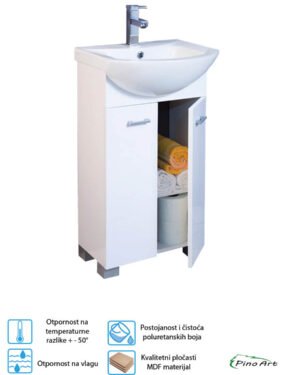 Lavabo sa ormarićem Š45.5xD40xV85cm Pino Art Klasik