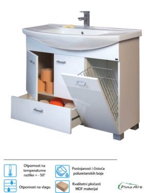 Lavabo sa ormarićem D51xŠ97.5xV85cm Pino Art Klasik