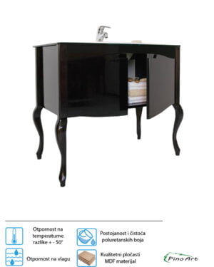 Lavabo sa ormarićem D59.5xŠ94xV85.5cm Pino Art Rustik