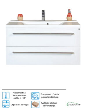Lavabo sa ormarićem D50xŠ100xV54cm Pino Art Sigma