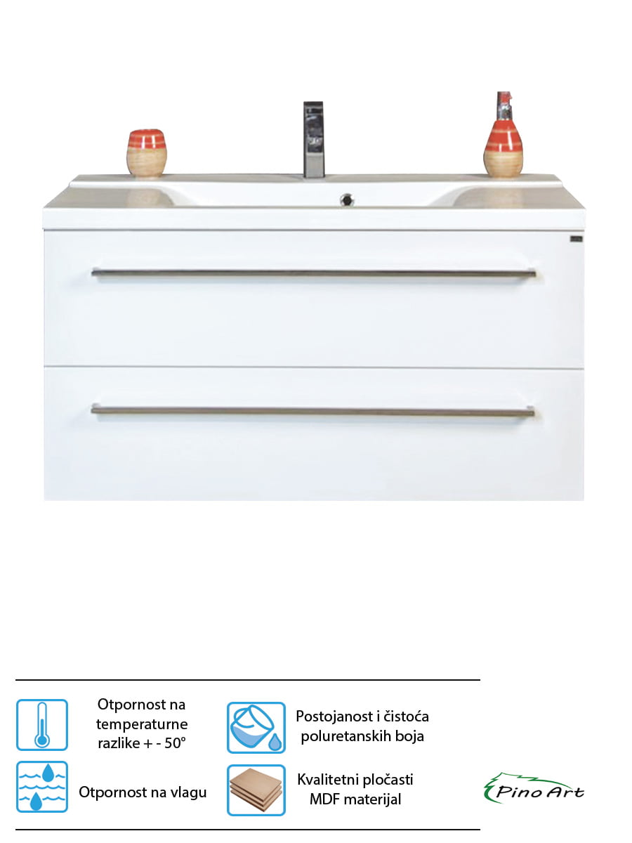 Lavabo sa ormarićem D50xŠ100xV54cm Pino Art Sigma