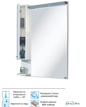 Ogledalo sa ormarićem D16xŠ74xV102cm Pino Art Klasik