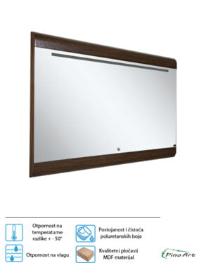 Ogledalo sa led svetlom D3xŠ119xV68cm Pino Art Venus