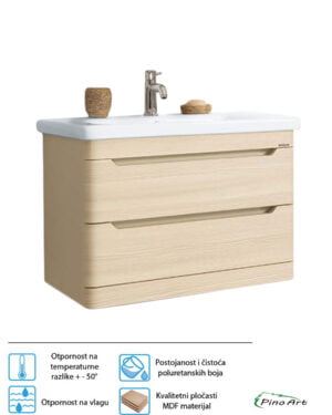 Lavabo sa ormarićem 65cm Pino Art-Soft-F-drvo