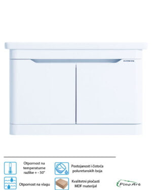 Lavabo sa ormarićem 80cm Pino Art-Soft-V