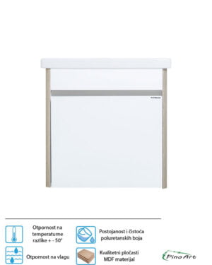 Lavabo sa ormarićem 55cm Pino Art-Toledo-V