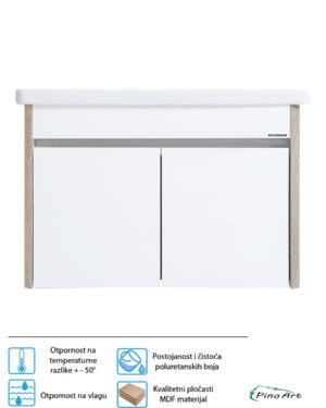 Lavabo sa ormarićem 80cm Pino Art-Toledo-V