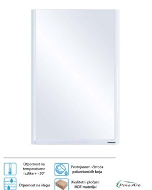 Ogledalo sa etažerom-50x76cm-Pino Art Luxor