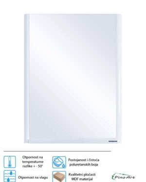 Ogledalo sa etažerom-60x76cm-Pino Art Luxor