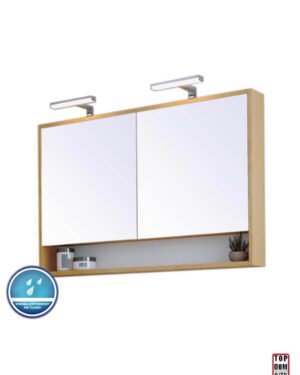 Ogledalo sa ormarićem 100x75cm City Emily