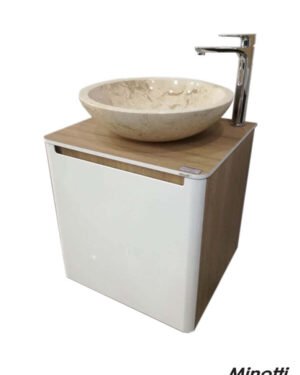 Mermerni lavabo sa ormarićem 52cm Minotti Round