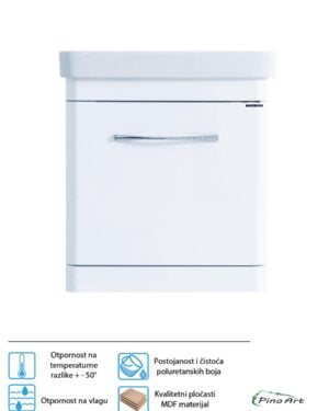 Lavabo sa ormarićem 49cm Pino Art-Luxor-V
