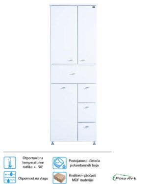 Ormar 56.7x182.5cm Pino Art Mond Duo